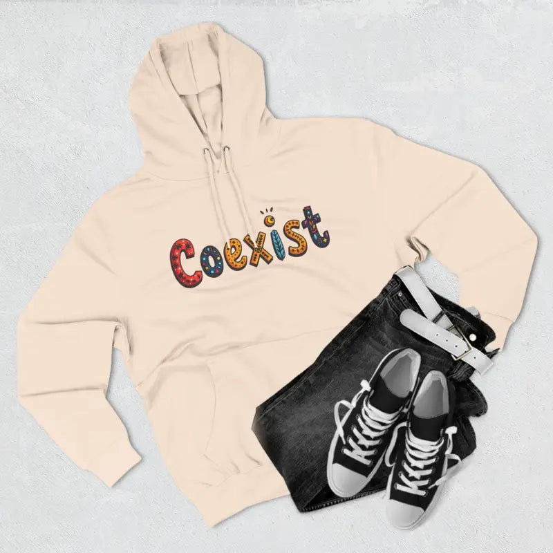 Ocean State Styles Hoodie Coexist Fleece Unisex Design
