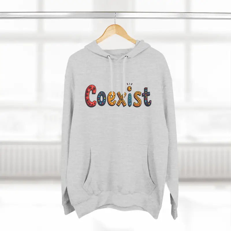 Ocean State Styles Hoodie Coexist Fleece Unisex Design