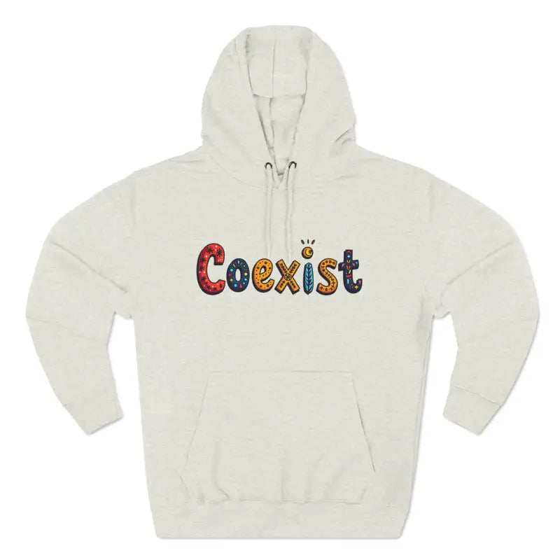 Ocean State Styles Hoodie Coexist Fleece Unisex Design