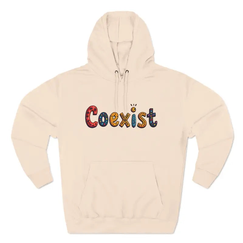 Ocean State Styles Hoodie Coexist Fleece Unisex Design