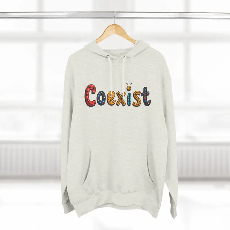 Ocean State Styles Hoodie Coexist Fleece Unisex Design