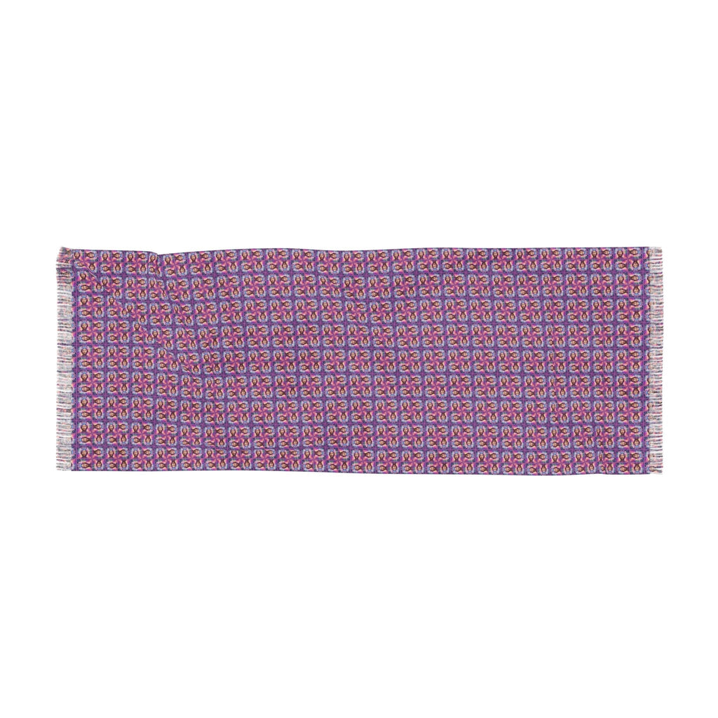 Colorful Brain Epilepsy Awareness Light Scarf