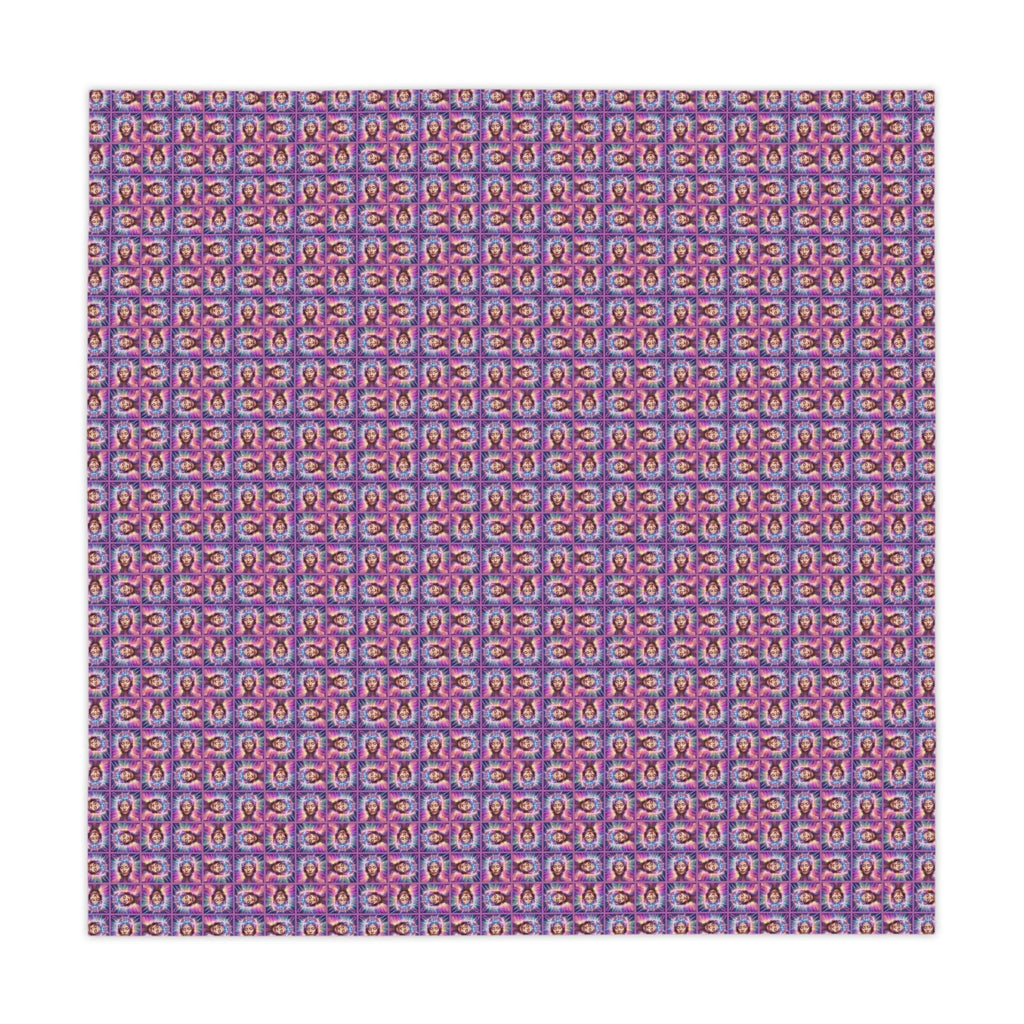 Colorful Brain Epilepsy Awareness Tablecloth