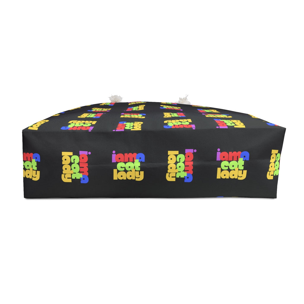 Colorful Cat Lady Weekender Bag
