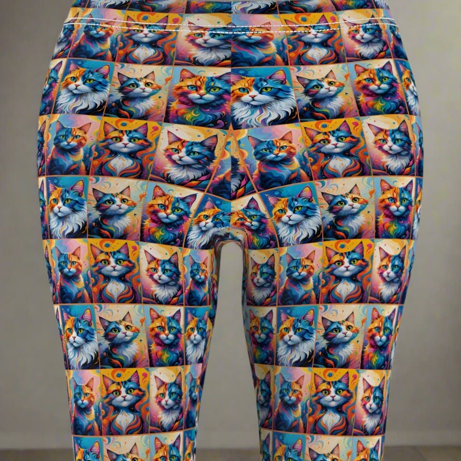 Colorful Kitties Women's Casual Leggings