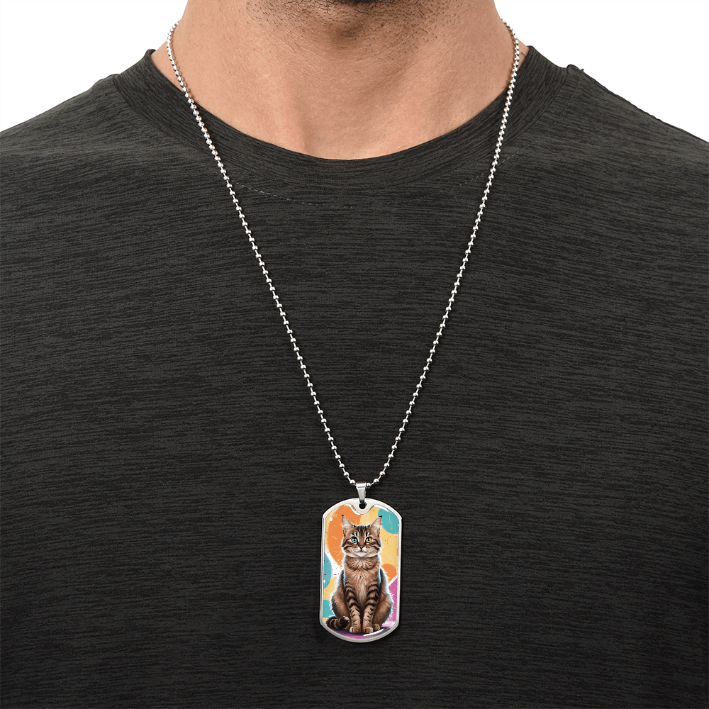 Colorful Kitty Necklace