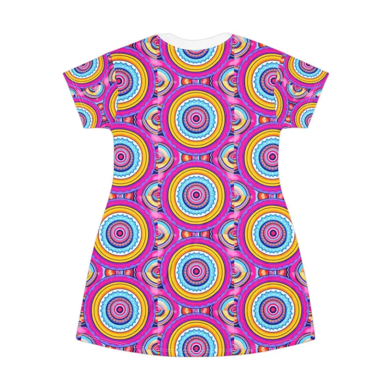 Ocean State Styles VivaBoho T Shirt Dress Bohemian Pattern