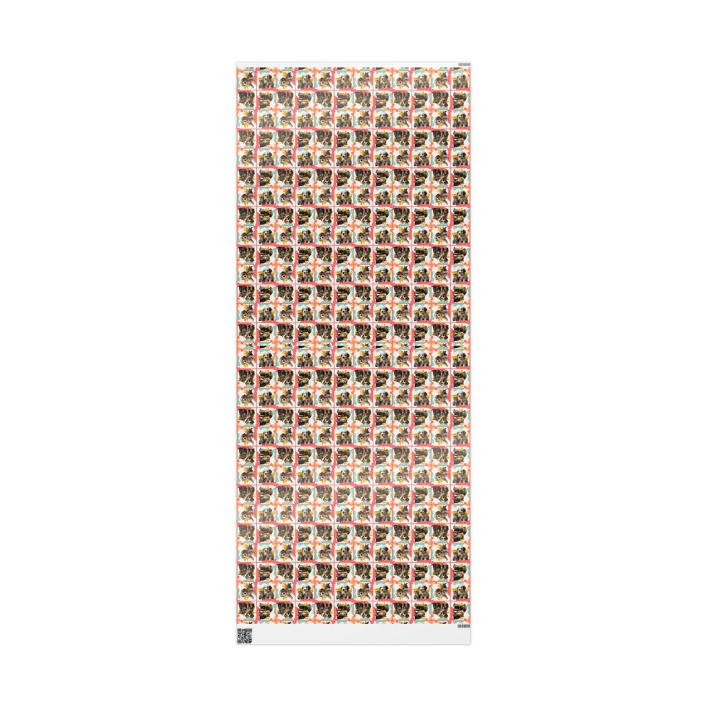 Colorful Puppy & Kitty Wrapping Papers