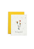 Congrats! Wildflower Seed Paper Card