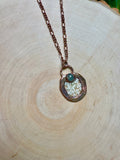 Corallia- Green Aventurine and Flower Necklace