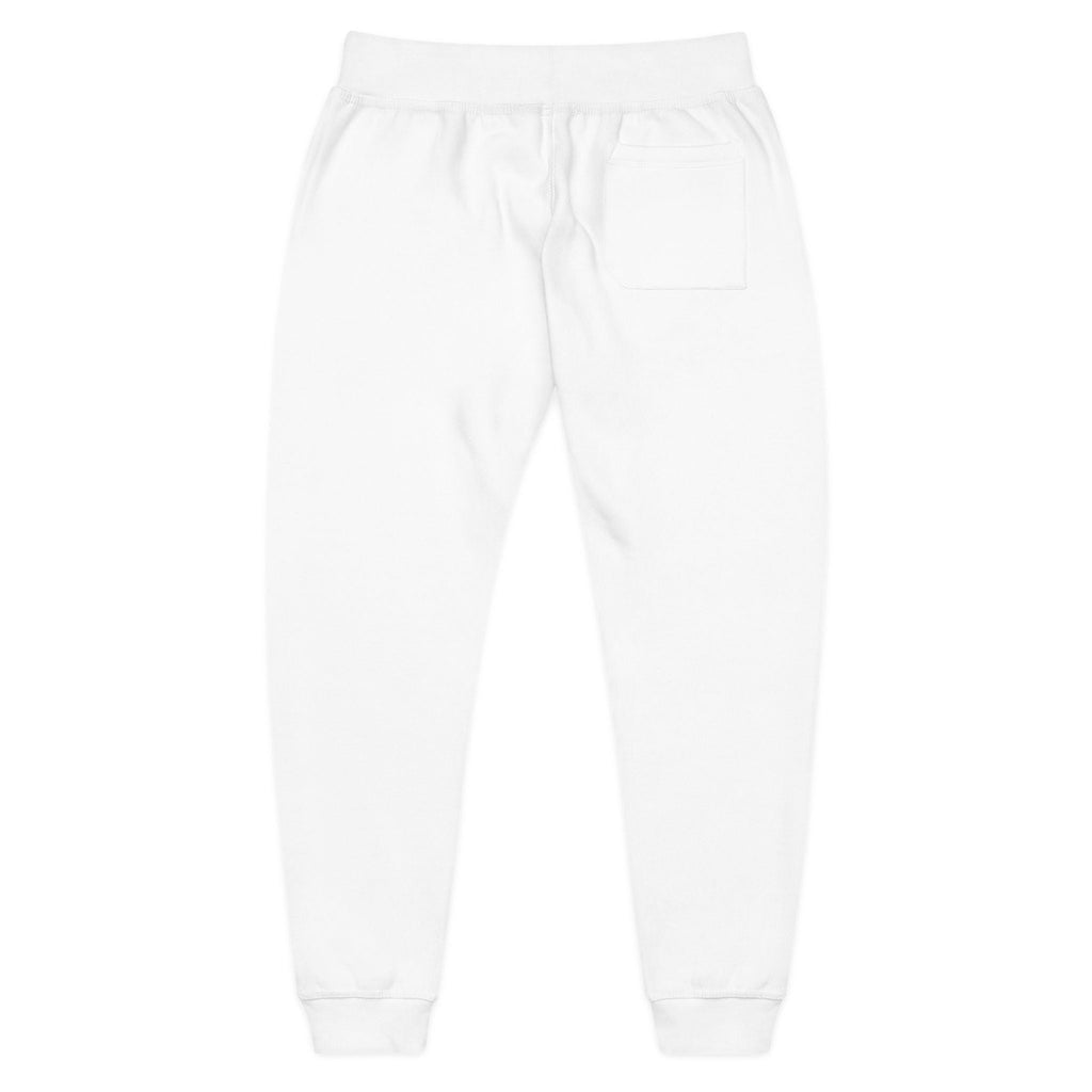 Cozy Embroidered Unisex Fleece Sweatpants for Relaxation