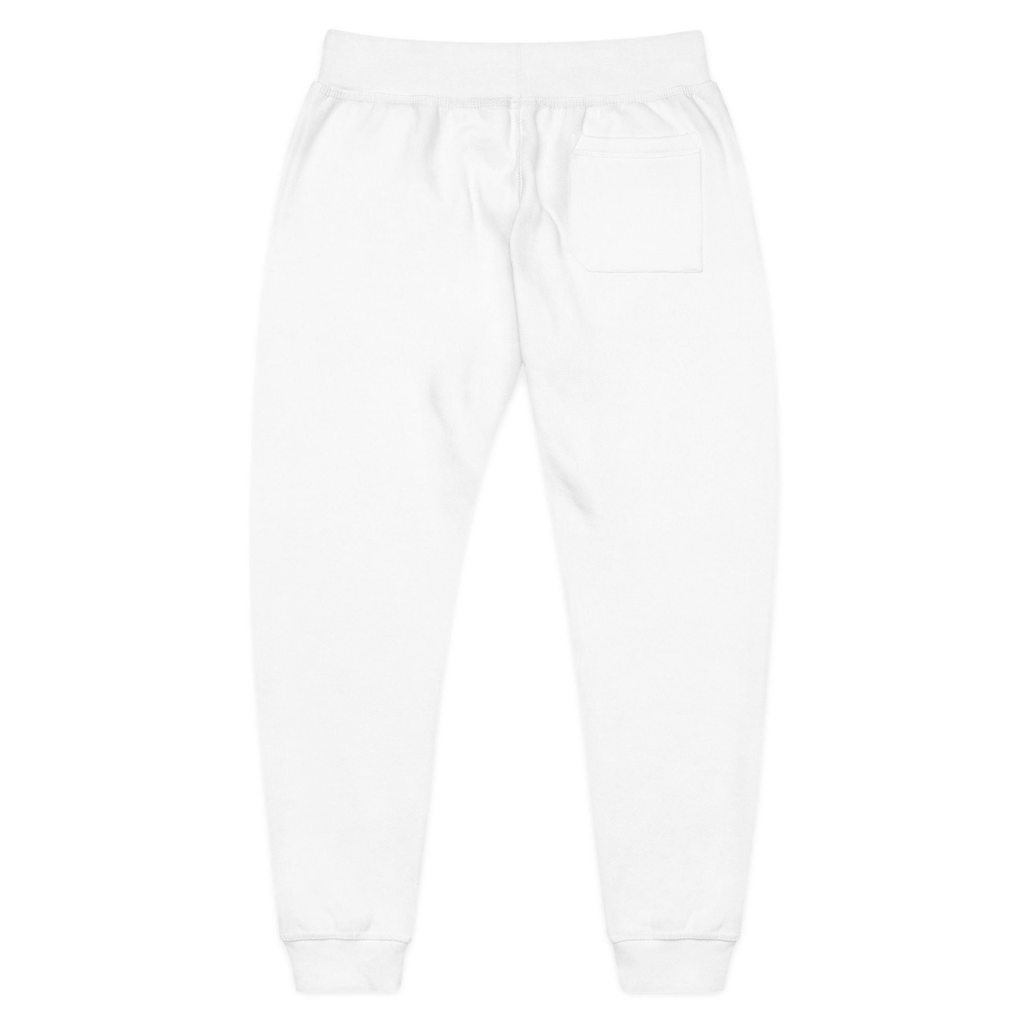 Cozy Embroidered Unisex Fleece Sweatpants for Relaxation