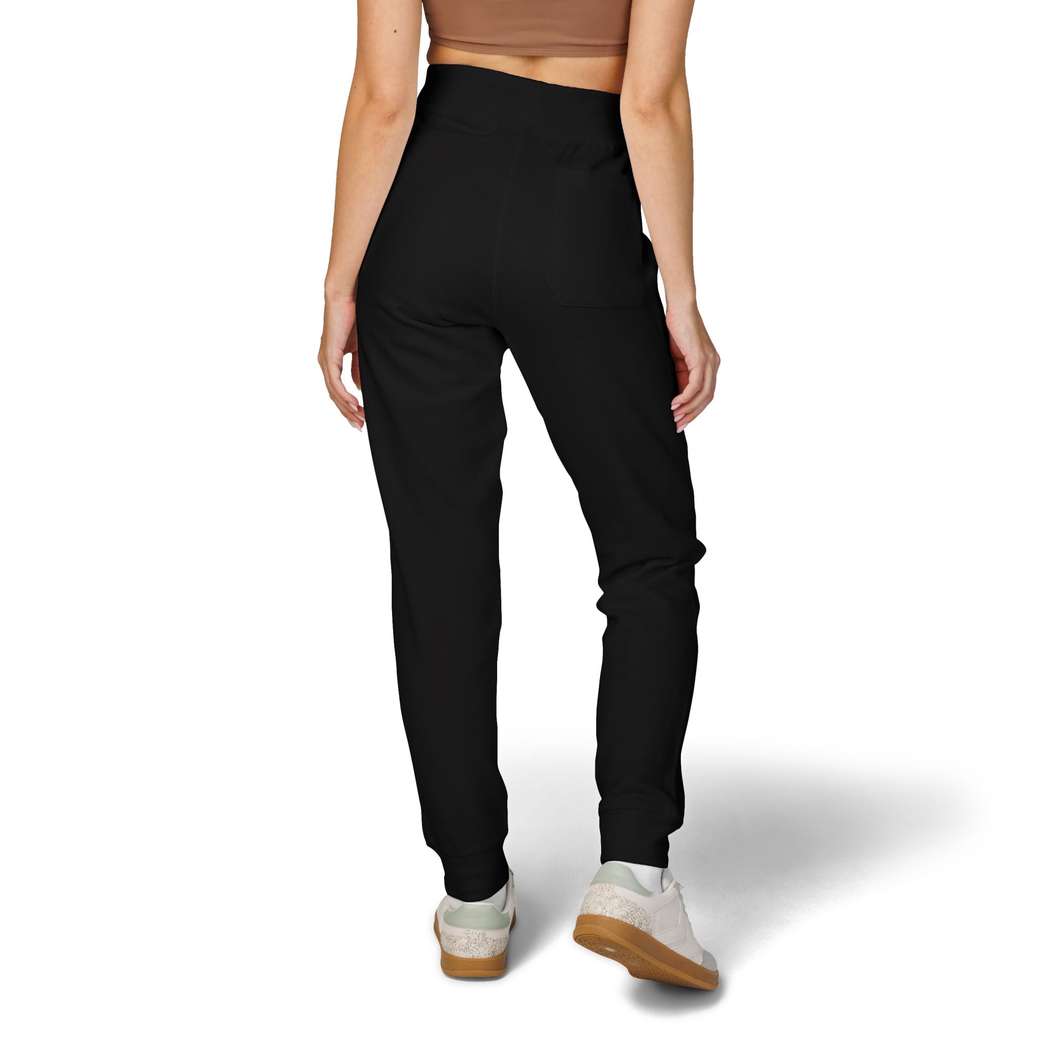 Cozy Embroidered Unisex Fleece Sweatpants for Relaxation
