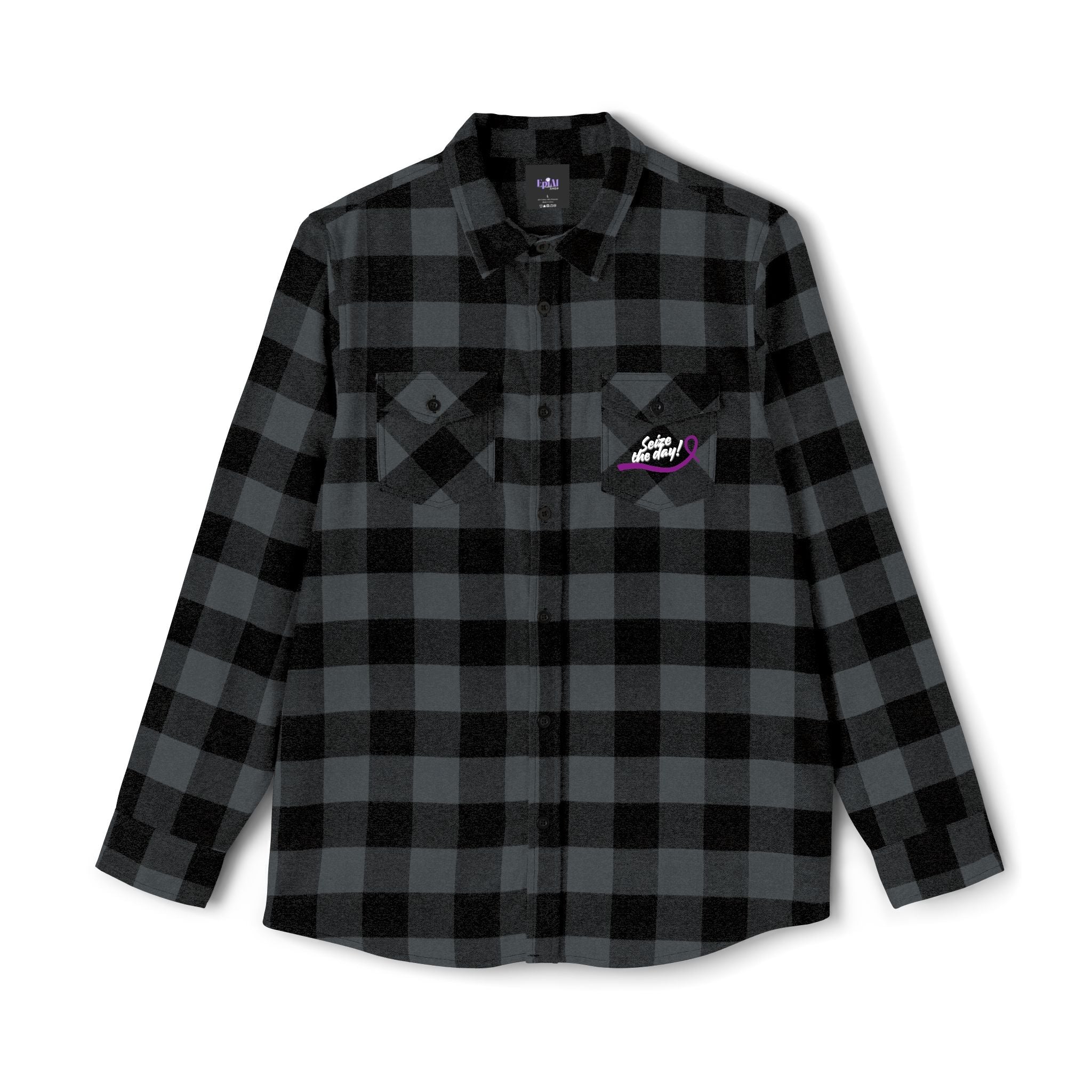 Cozy Seize the Day Unisex Flannel Shirt