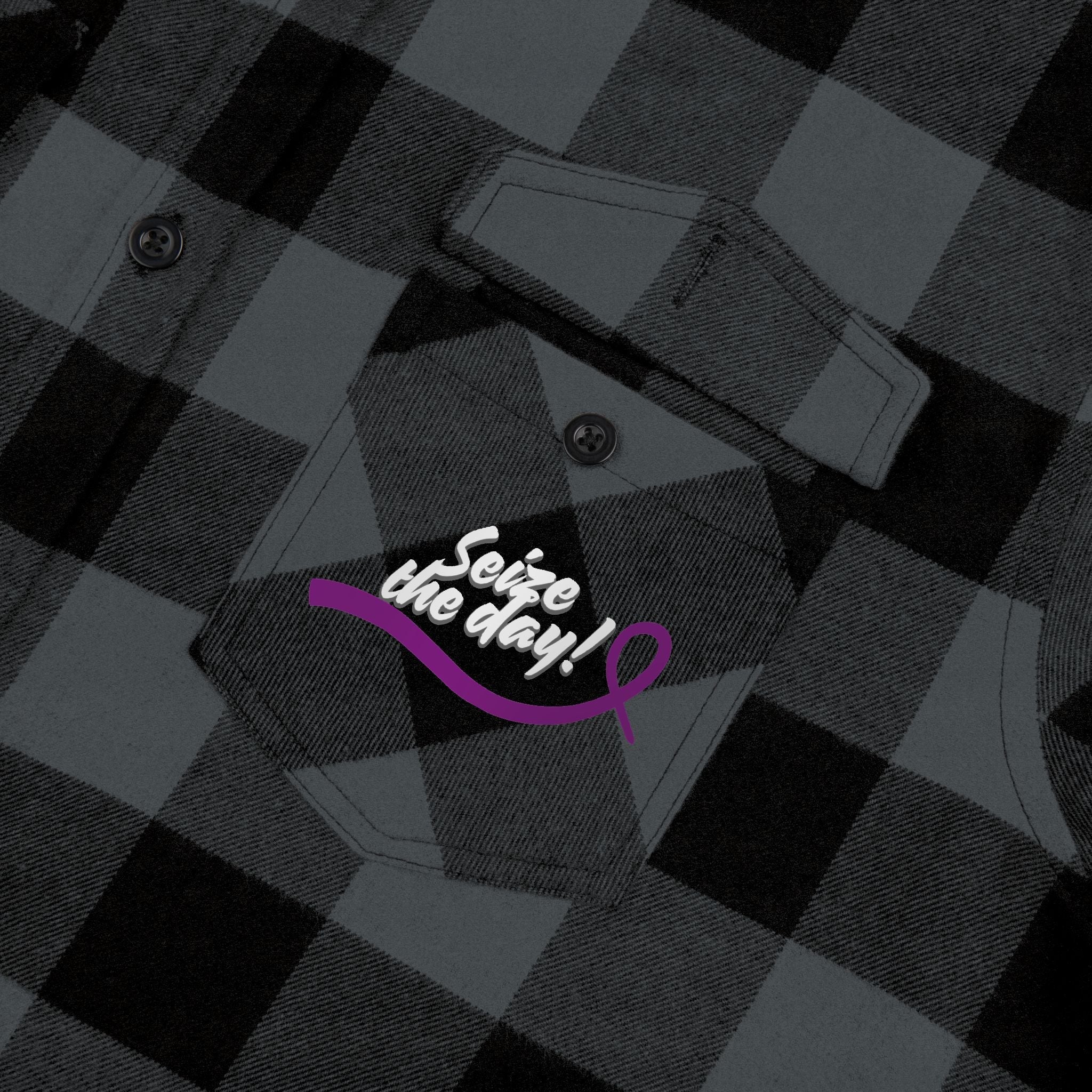 Cozy Seize the Day Unisex Flannel Shirt