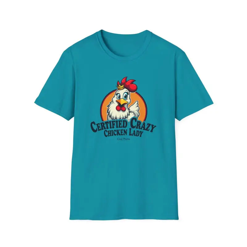 Ocean State Styles T Shirt Crazy Chicken Lady Unisex