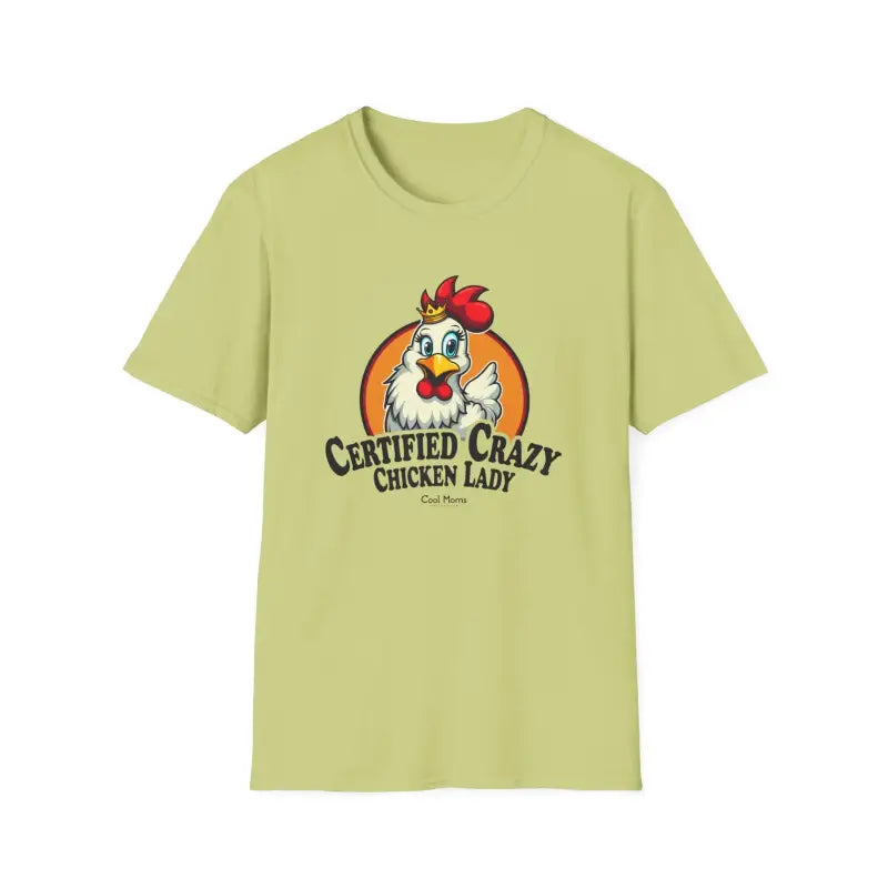 Ocean State Styles T Shirt Crazy Chicken Lady Unisex
