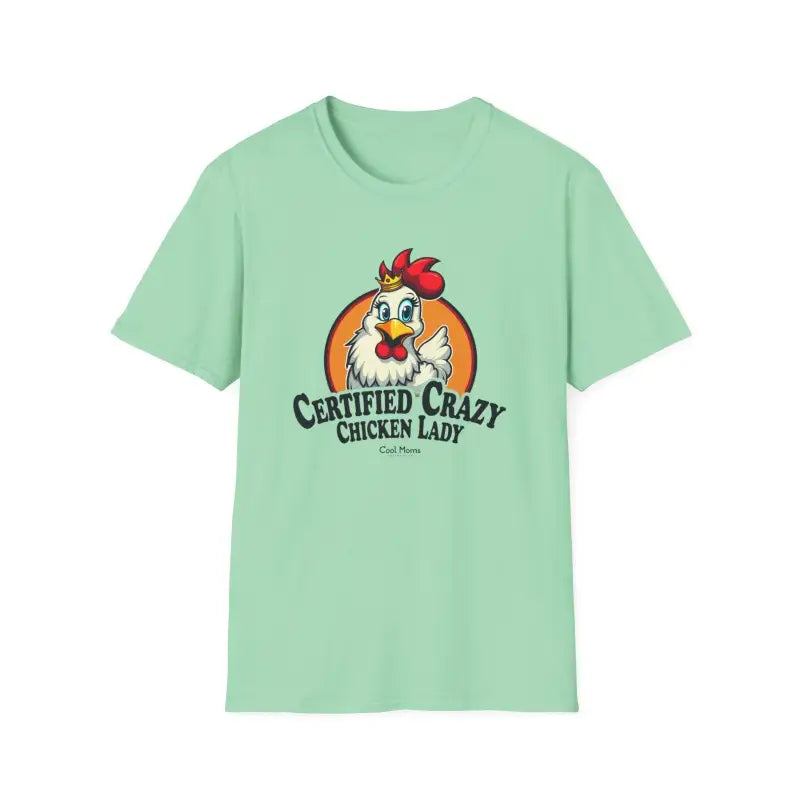 Ocean State Styles T Shirt Crazy Chicken Lady Unisex