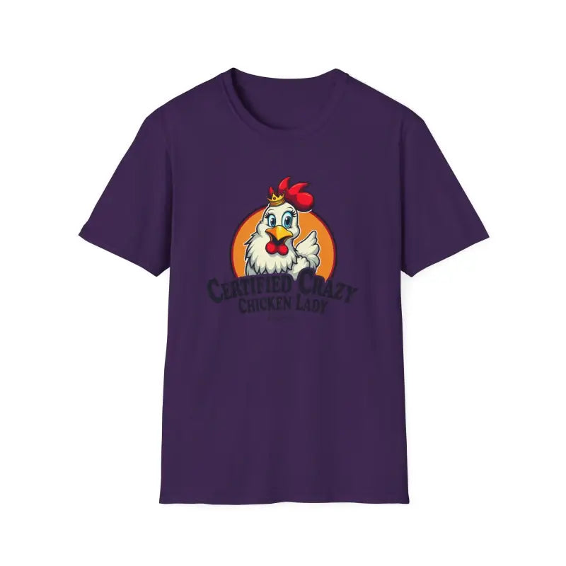 Ocean State Styles T Shirt Crazy Chicken Lady Unisex