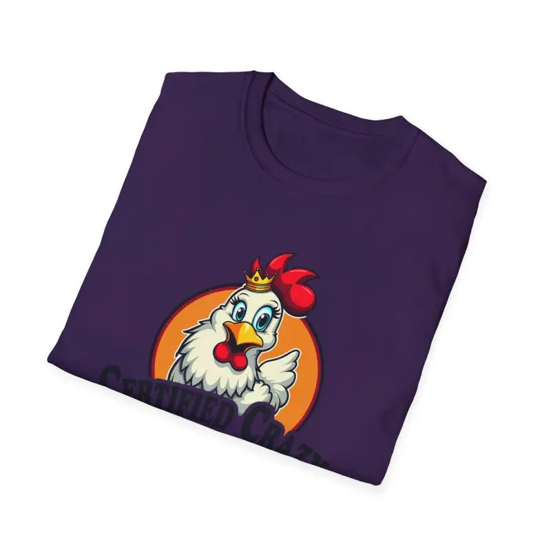 Ocean State Styles T Shirt Crazy Chicken Lady Unisex