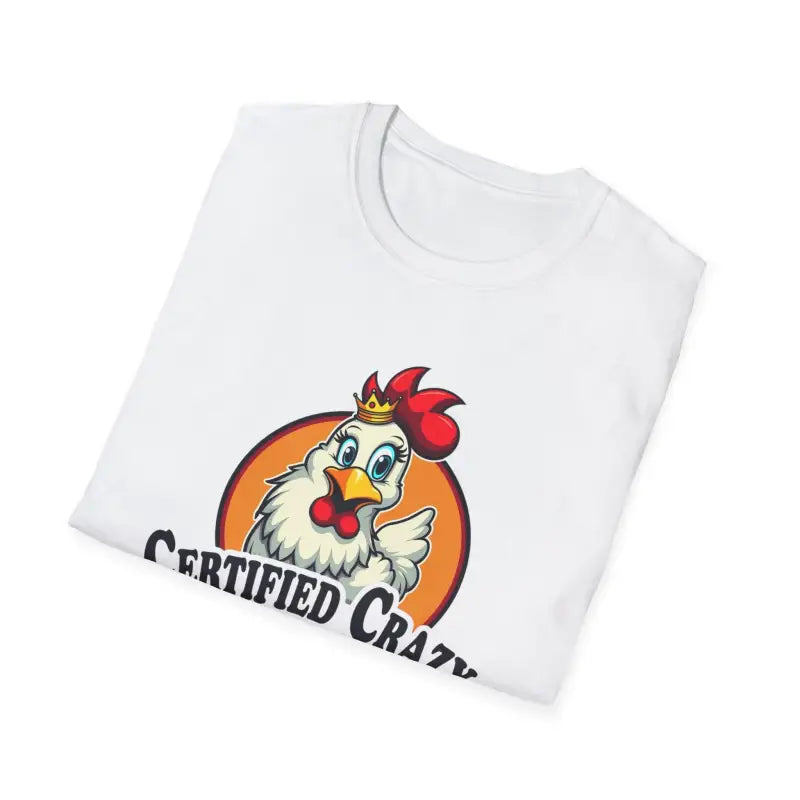 Ocean State Styles T Shirt Crazy Chicken Lady Unisex