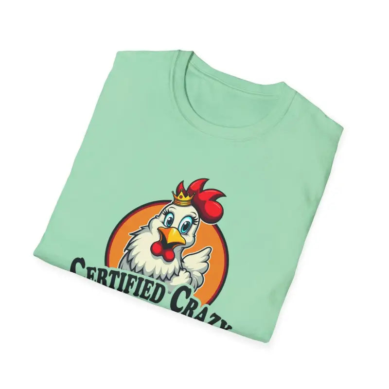 Ocean State Styles T Shirt Crazy Chicken Lady Unisex