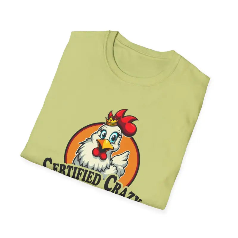 Ocean State Styles T Shirt Crazy Chicken Lady Unisex
