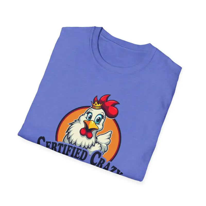 Ocean State Styles T Shirt Crazy Chicken Lady Unisex