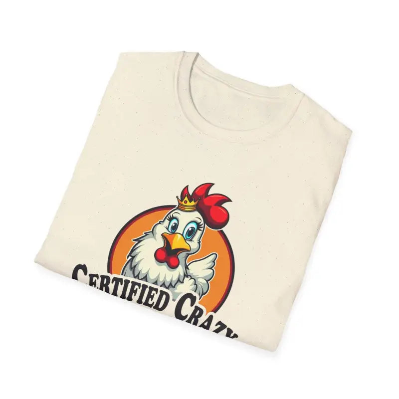 Ocean State Styles T Shirt Crazy Chicken Lady Unisex