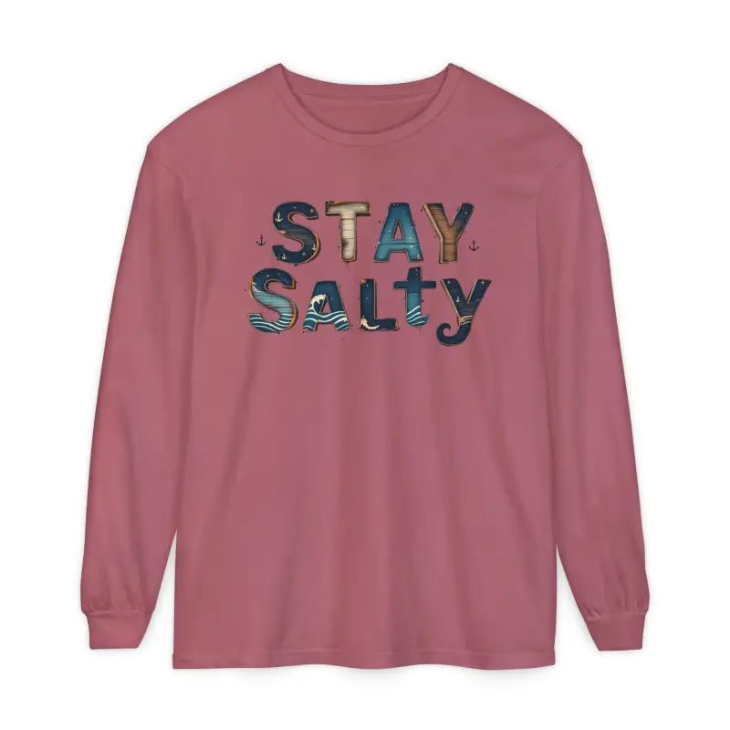 Ocean State Styles T Shirt Stay Salty Graphic Long Sleeve