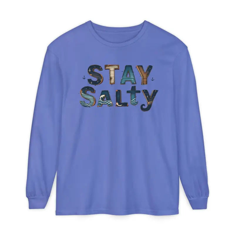 Ocean State Styles T Shirt Stay Salty Graphic Long Sleeve