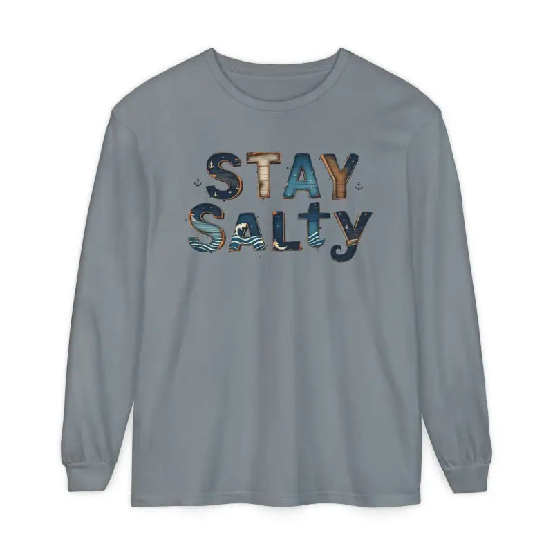 Ocean State Styles T Shirt Stay Salty Graphic Long Sleeve