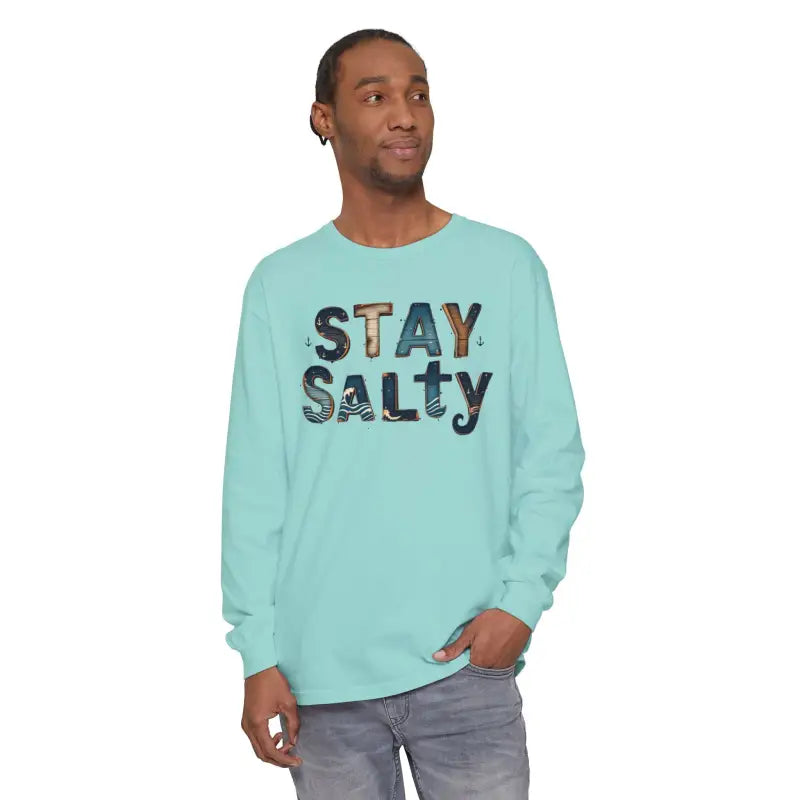 Ocean State Styles T Shirt Stay Salty Graphic Long Sleeve