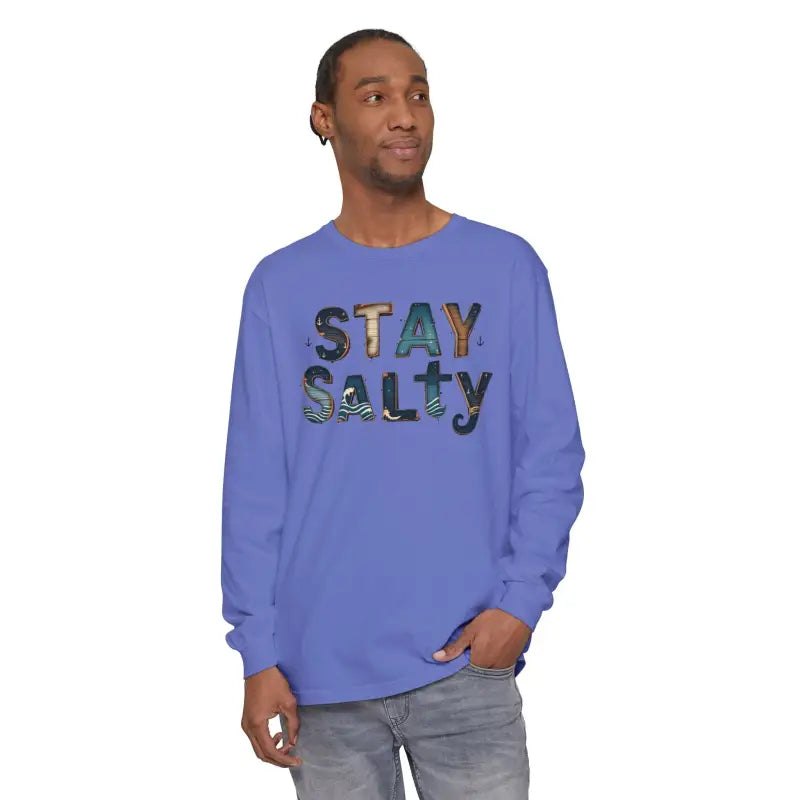 Ocean State Styles T Shirt Stay Salty Graphic Long Sleeve