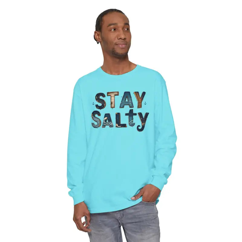 Ocean State Styles T Shirt Stay Salty Graphic Long Sleeve