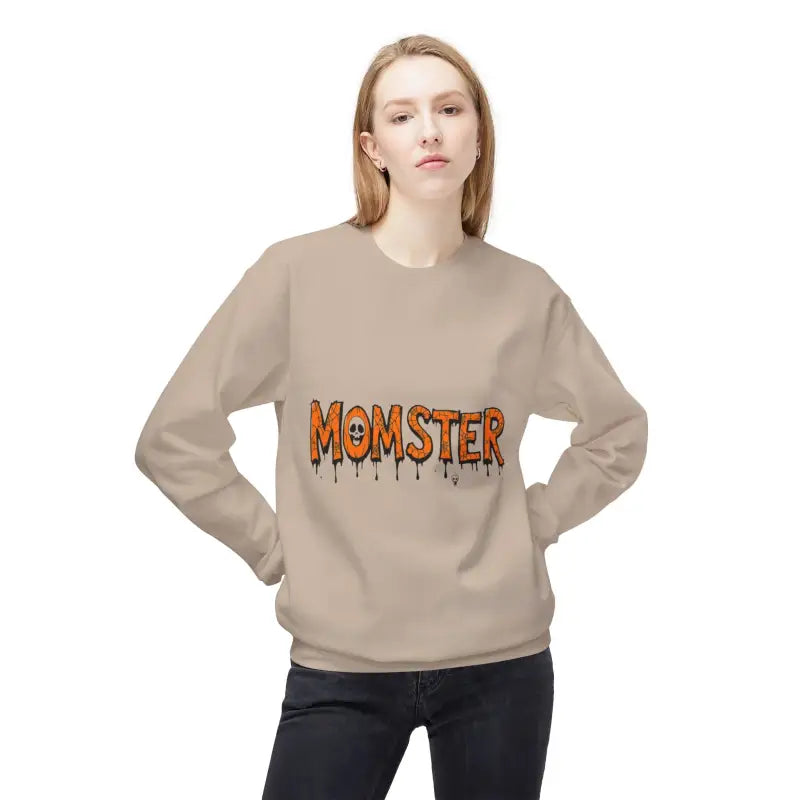 Ocean State Styles Sweatshirt MOMSTER Dripping Letter Design