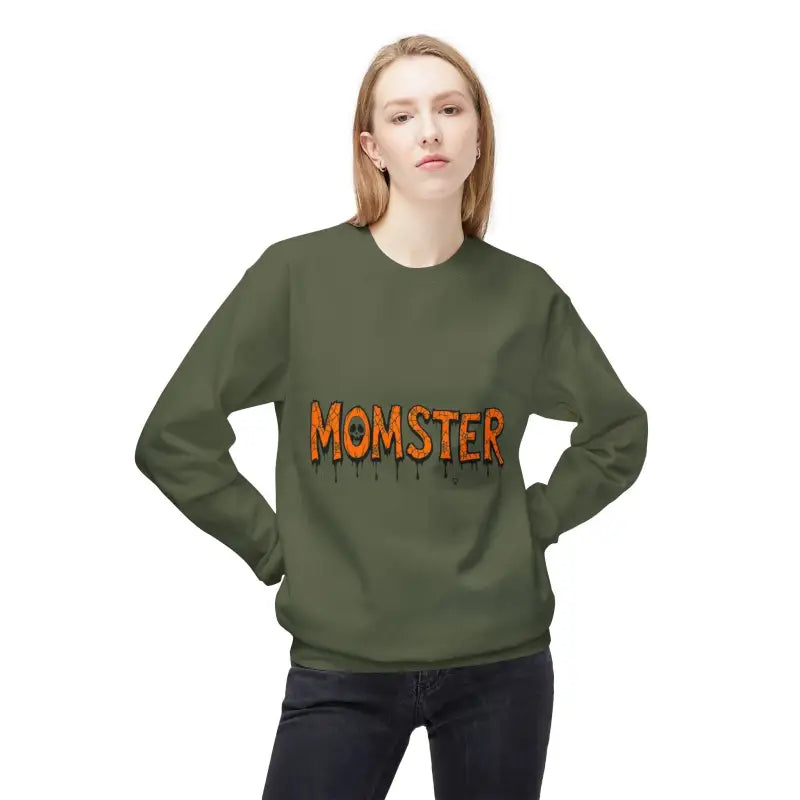 Ocean State Styles Sweatshirt MOMSTER Dripping Letter Design