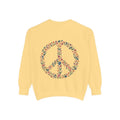 Ocean State Styles Sweatshirt Floral Peace Sign Dyed