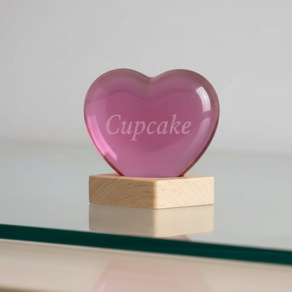 "Companion Memory" Cremation Heart  Appr. 2¾″ x 2¾″ x ¾″- 1″ Thick