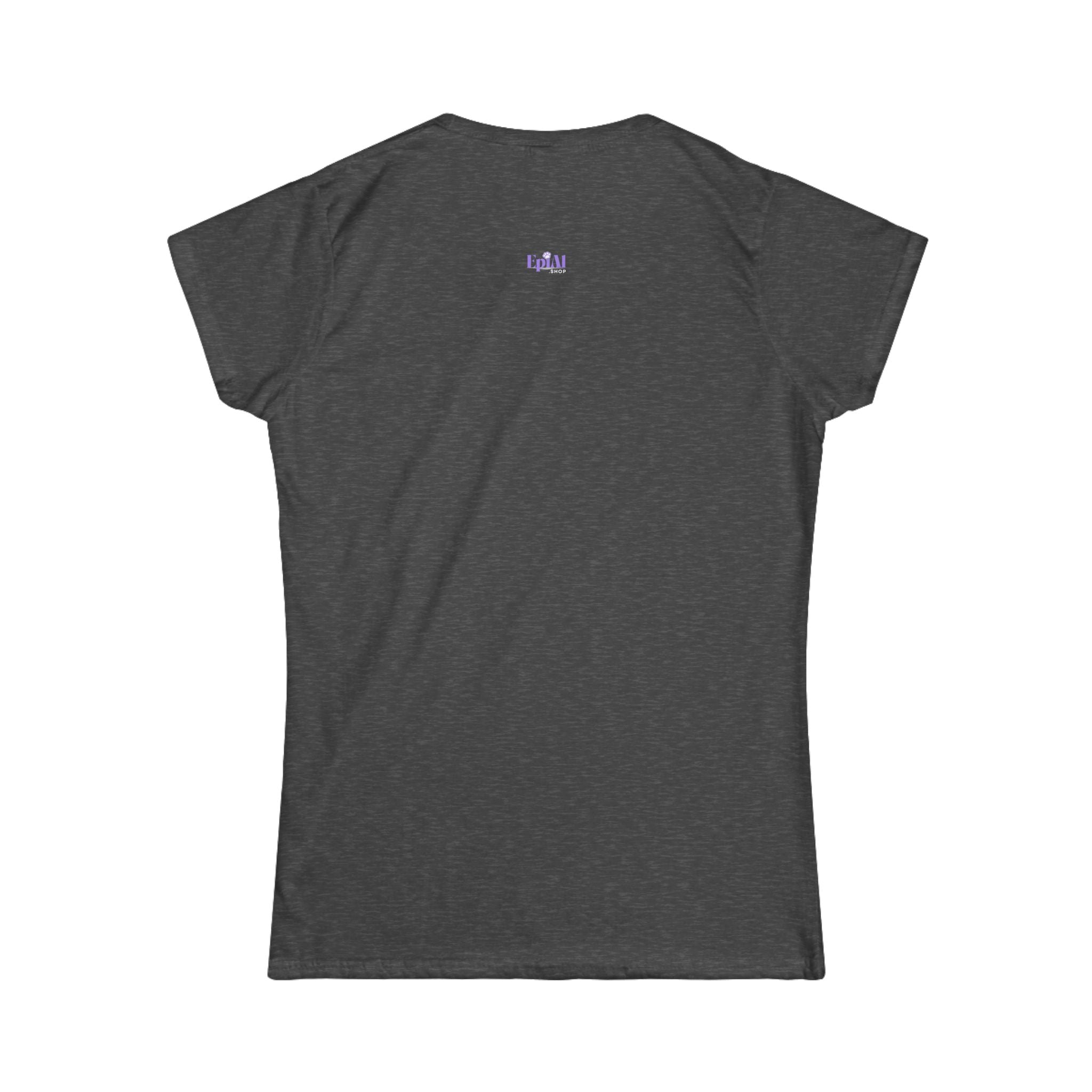 Cute Cat Lady Graphic Softstyle T-Shirt
