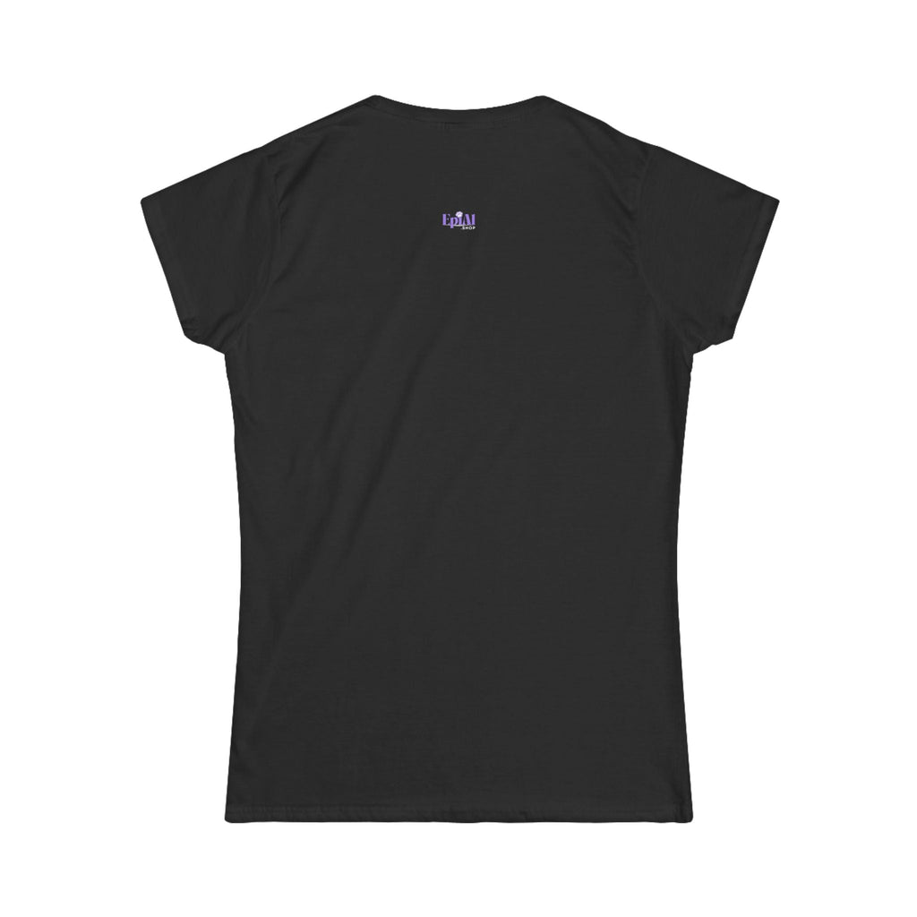 Cute Cat Lady Graphic Softstyle T-Shirt