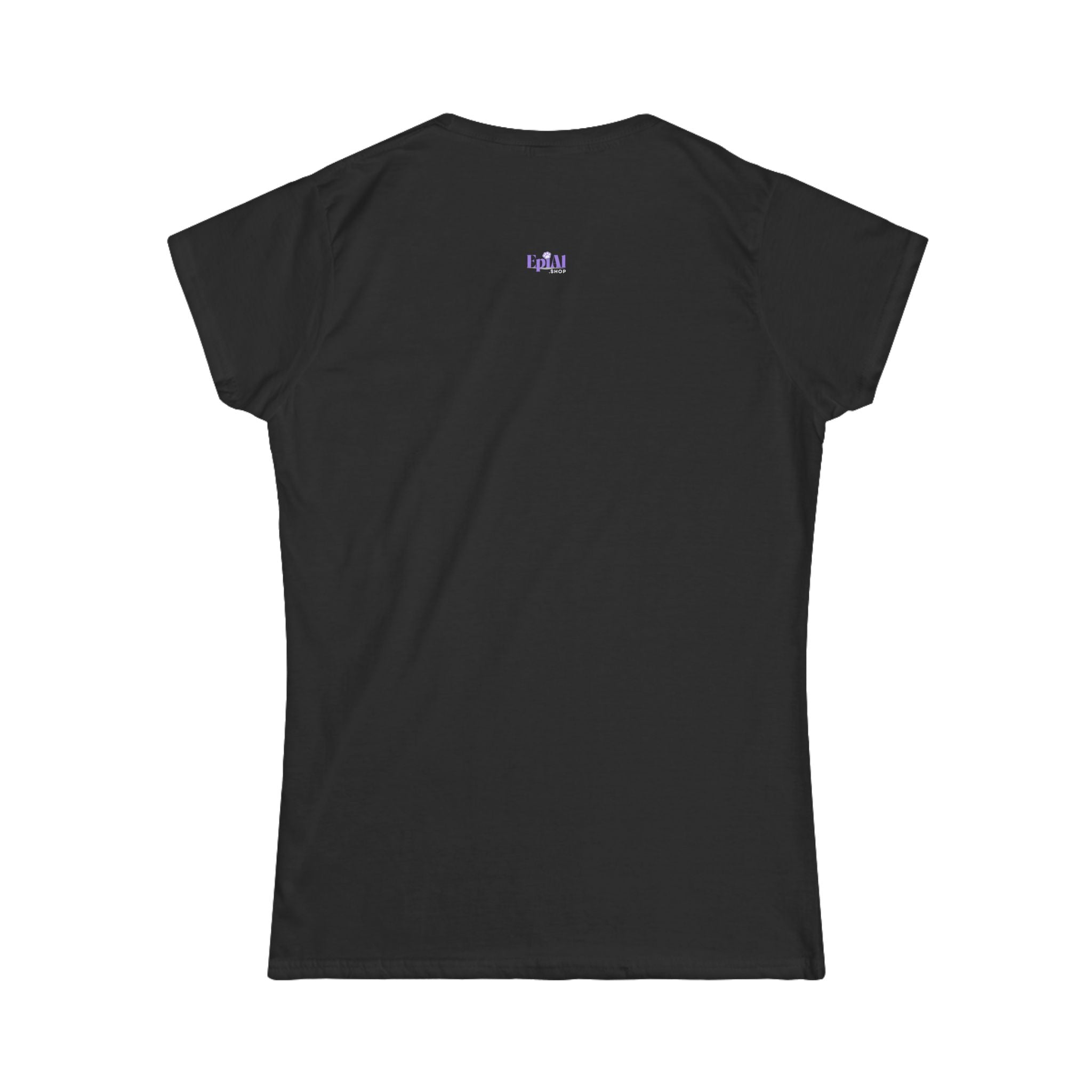 Cute Cat Lady Graphic Softstyle T-Shirt