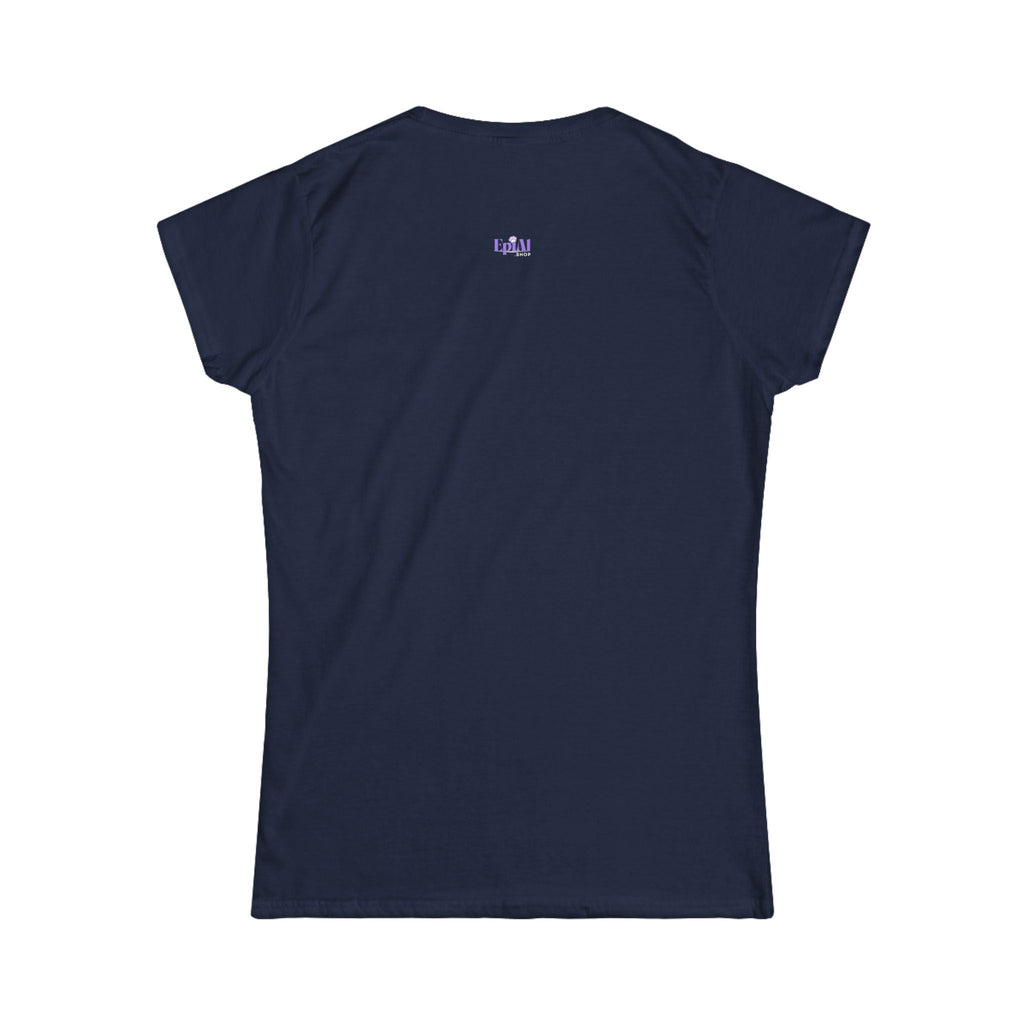 Cute Cat Lady Graphic Softstyle T-Shirt