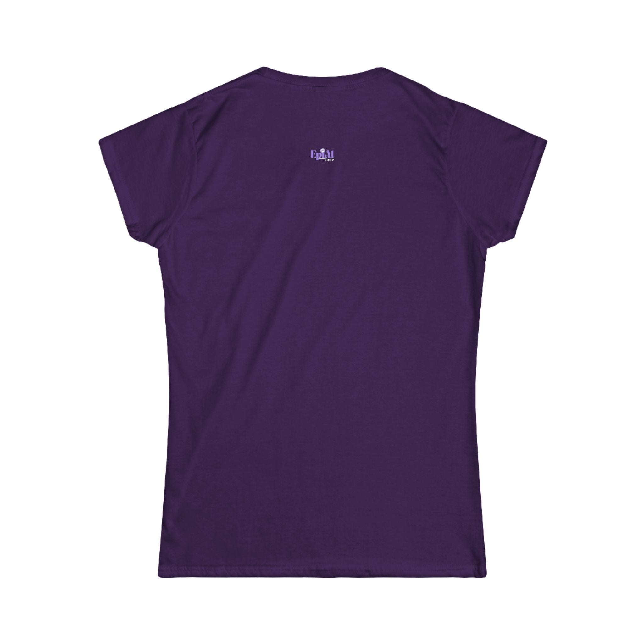 Cute Cat Lady Graphic Softstyle T-Shirt
