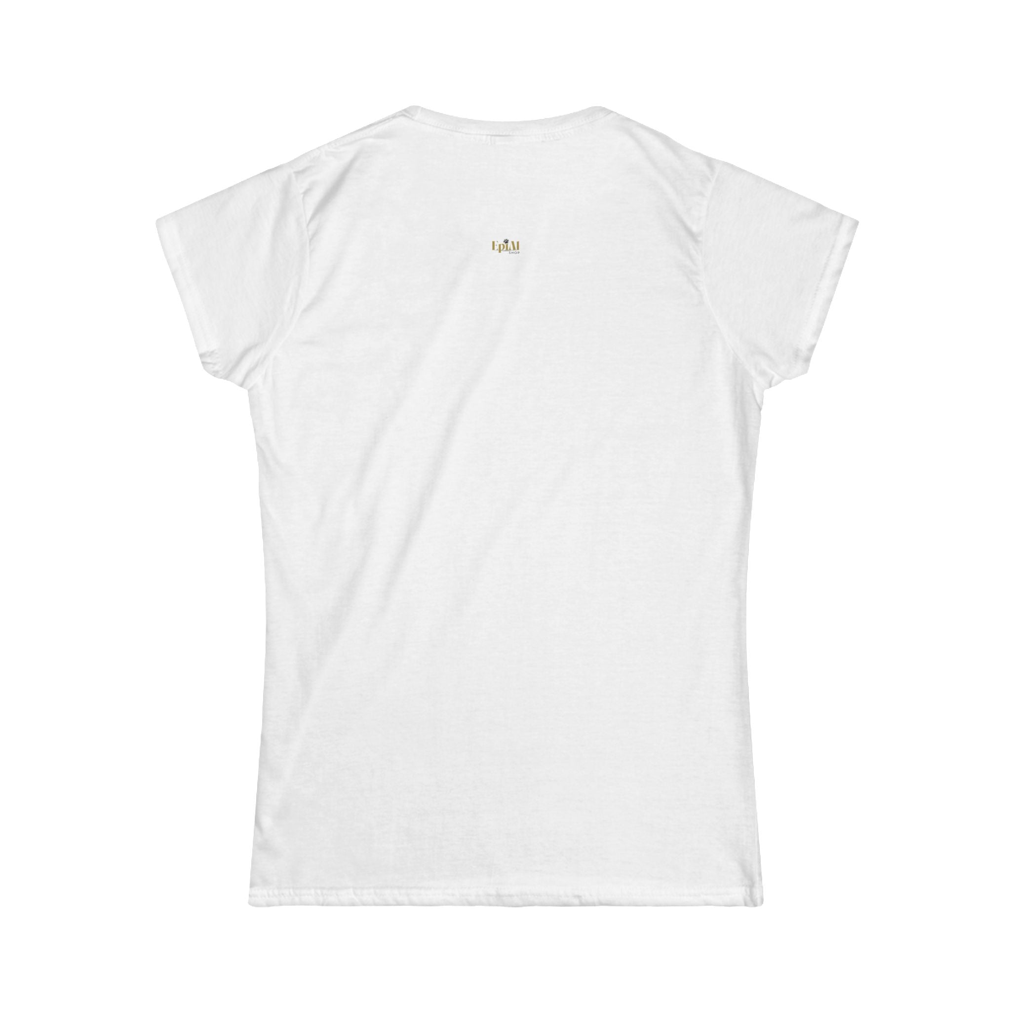 Cute Cat Lady Graphic Softstyle T-Shirt