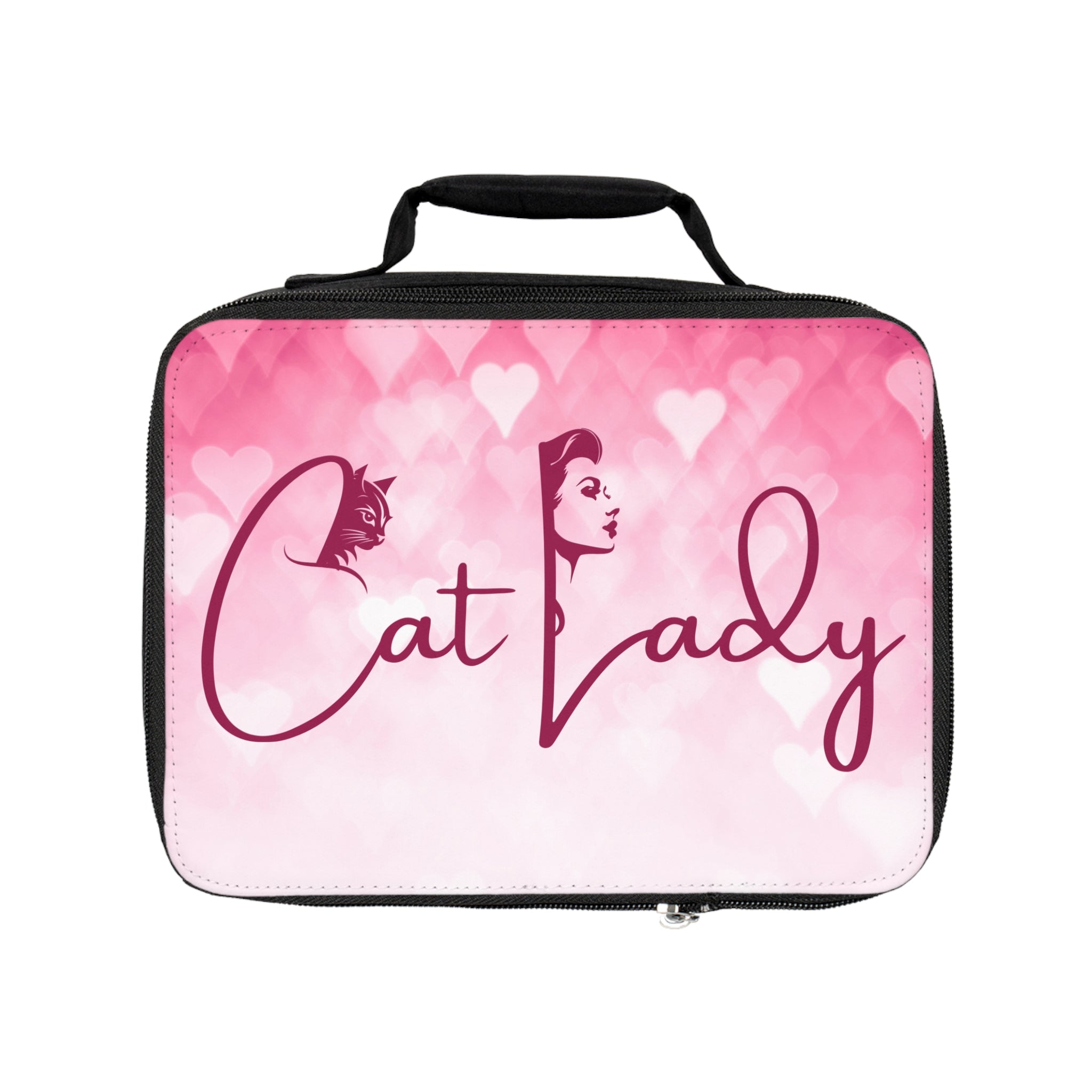 Cute Cat Lady Lunch Bag - Insulated Tote