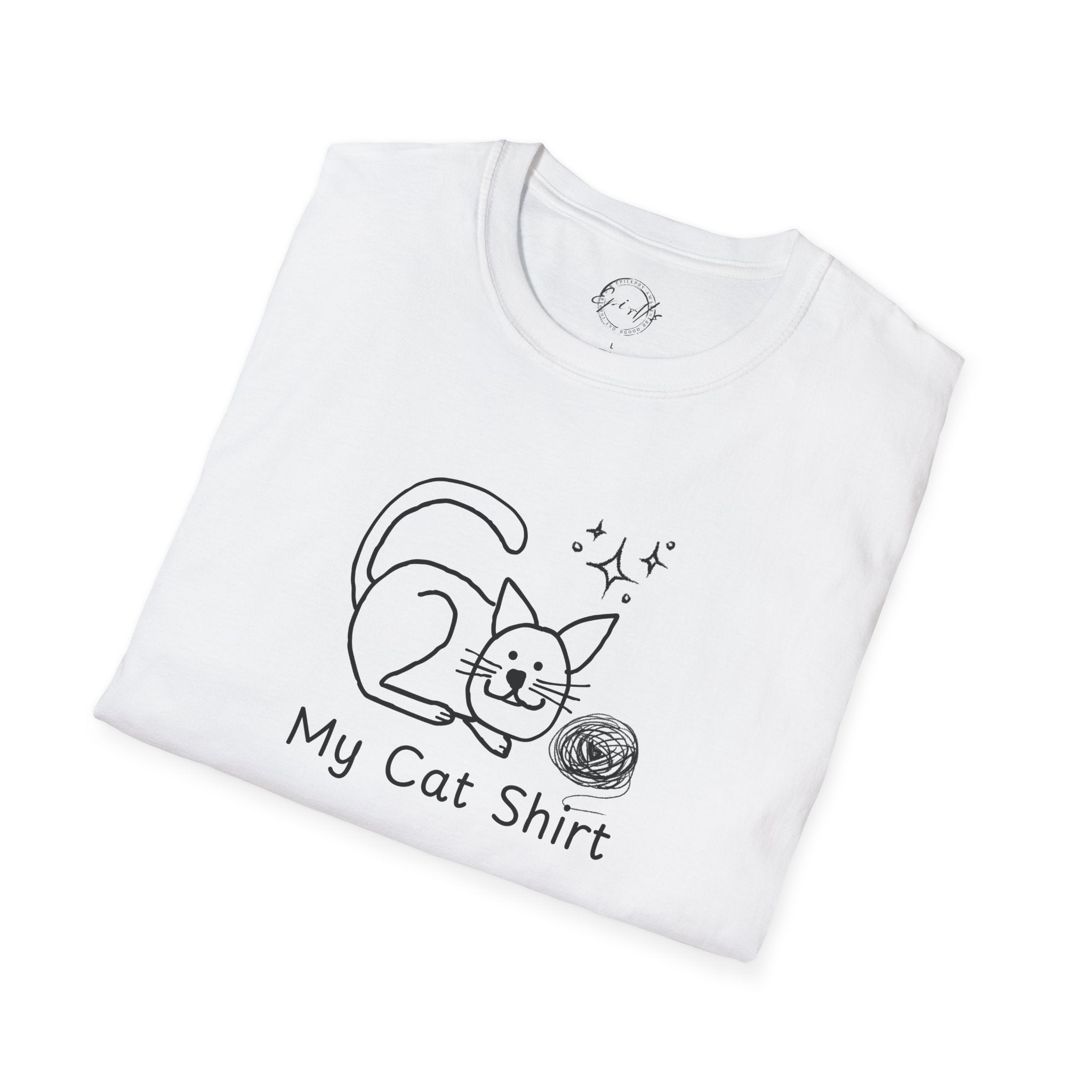 Cute Cat Lover T-Shirt - My Cat Shirt Design