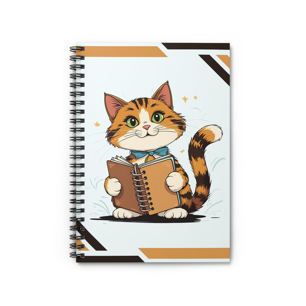 Cute Cat Spiral Notebook for Students