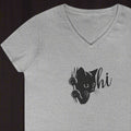 Cute Cat Ladies V-Neck T-Shirt - Casual Tee for Cat Lovers