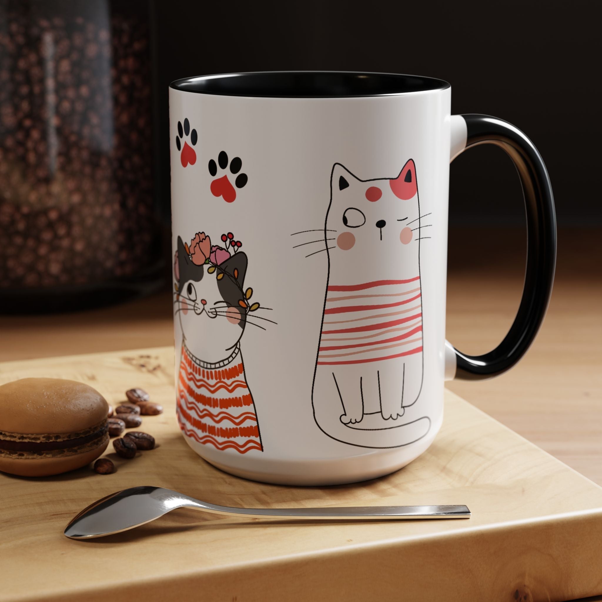 Cute Chilly Cats Coffee Mug